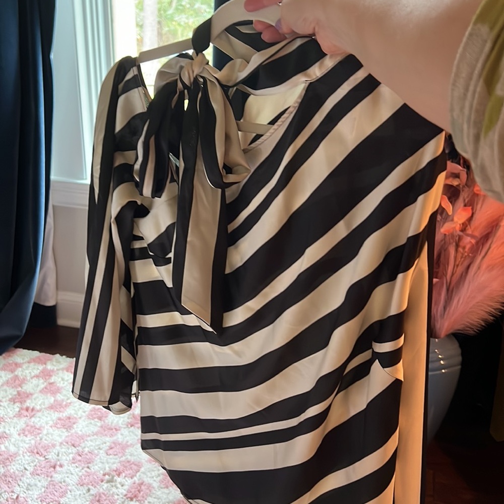 Eloquii tie neck top- never worn